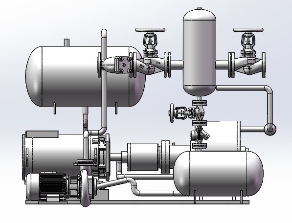 Close‑up view of single cavitation steam‑generation